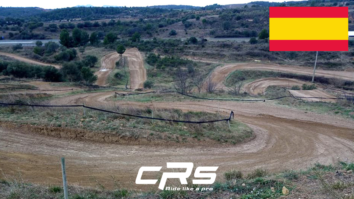 Zeigt die Motocross Strecke del Arcs in der Nähe von Girona.
